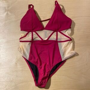 Sports Illustrated SWIM One Piece Swimsuit Piece Swimsuit Size Large (KQ)